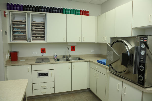 Steam sterilization Autoclave room